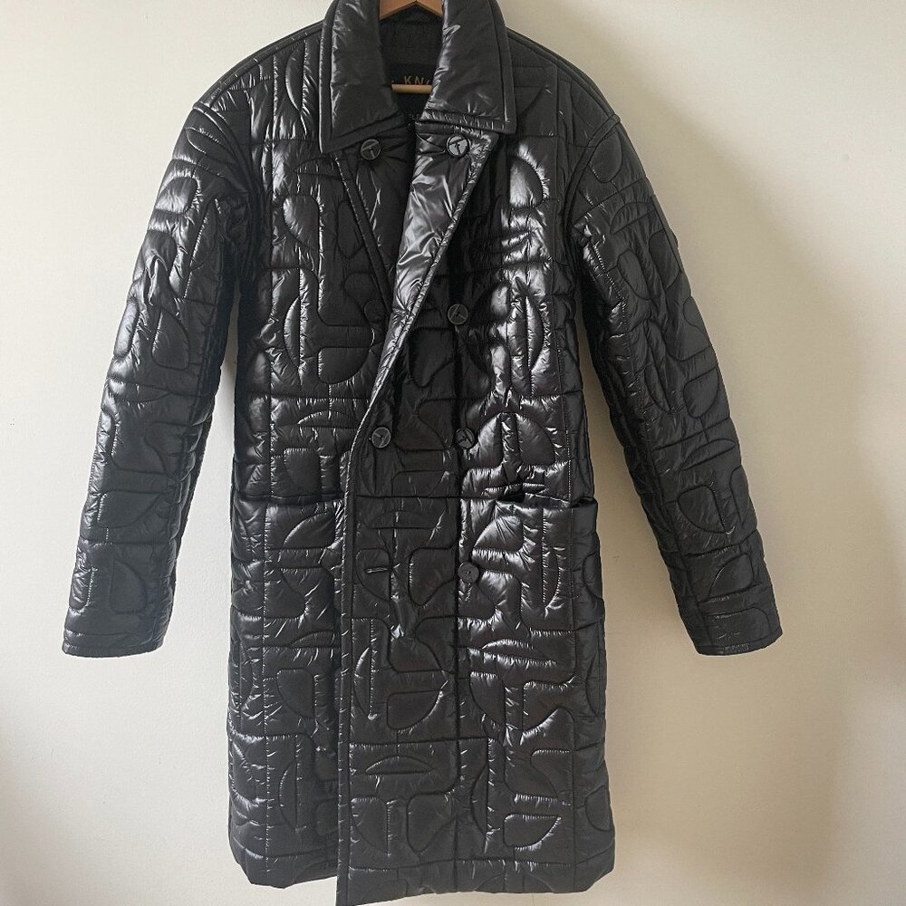 Mooseknuckles X Telfar Monogrammed Peacoat